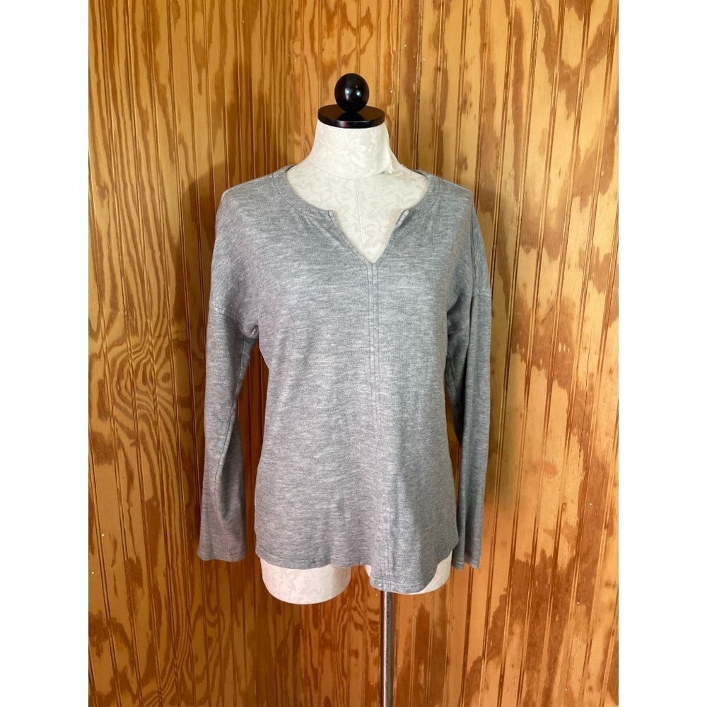 REI Cooperative Womens Sweater Pullover Warmer Knit Long Sleeve Gray X-Small